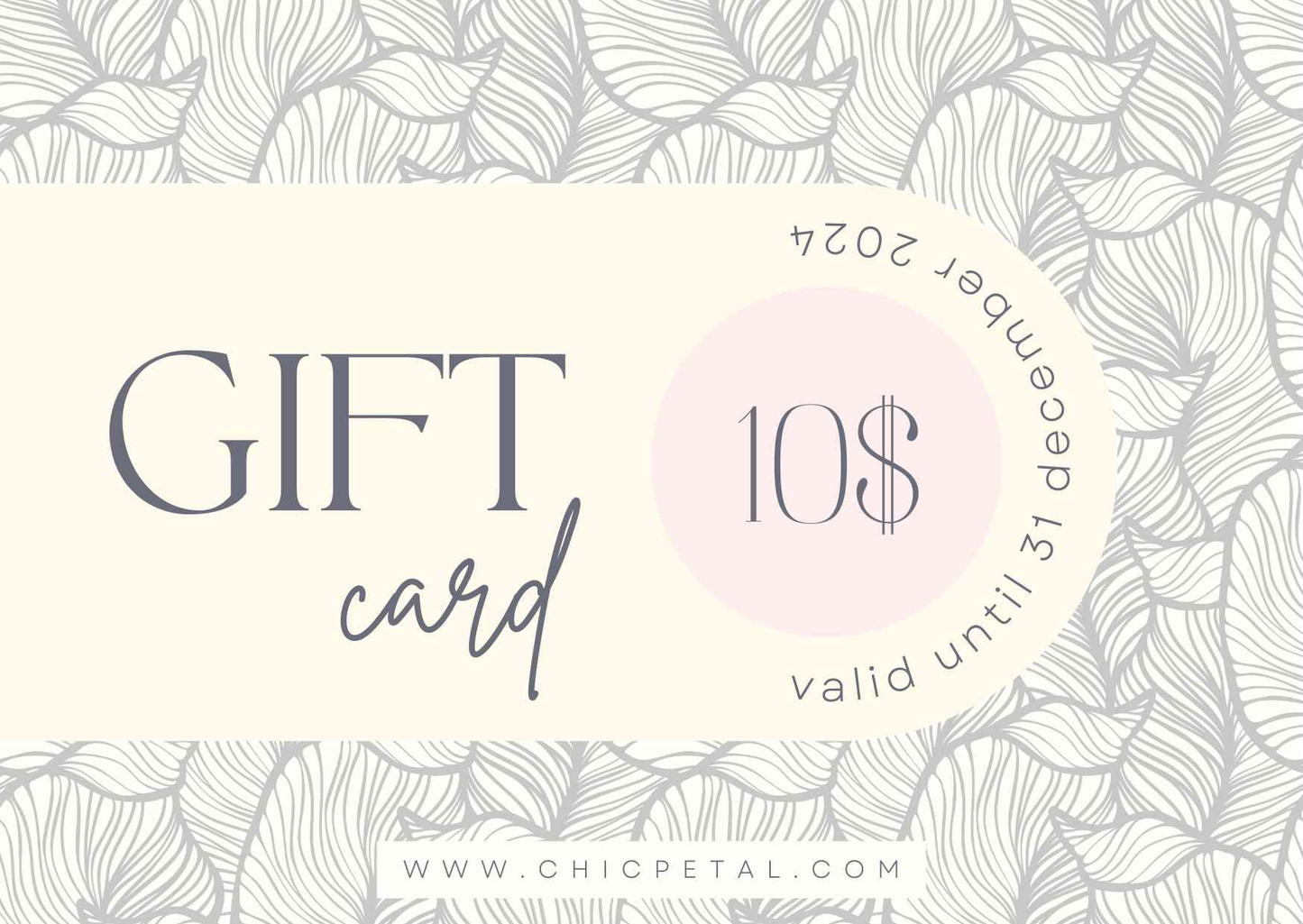 CHICPETAL Nail Art Gift Cards